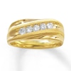 Thumbnail Image 0 of Previously Owned Round-Cut Diamond Band 1/2 ct tw 14K Yellow Gold
