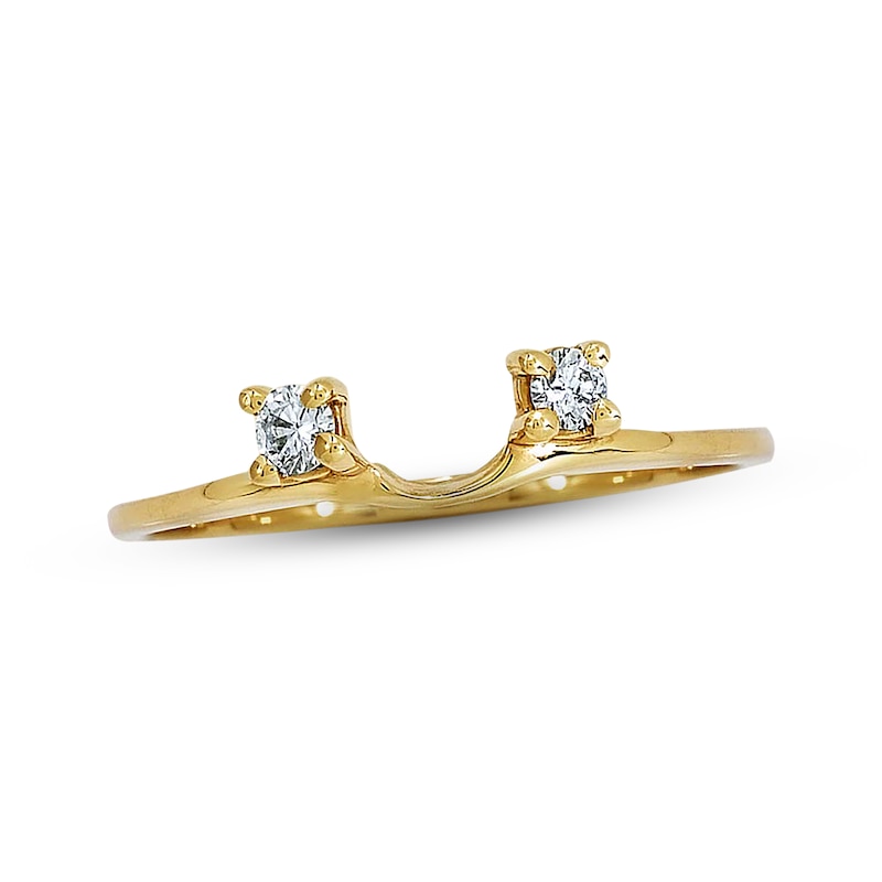 Main Image 1 of Previously Owned Diamond Enhancer Ring 1/8 ct tw Round-cut 14K Yellow Gold