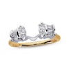 Thumbnail Image 0 of Previously Owned Diamond Enhancer Ring 1/2 ct tw Marquise & Baguette-cut 14K Two-Tone Gold