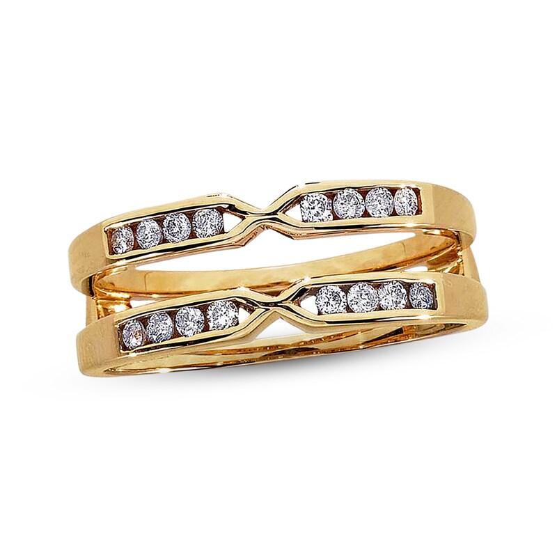 Main Image 1 of Previously Owned Diamond Enhancer Ring 1/4 ct tw Round-cut 14K Yellow Gold