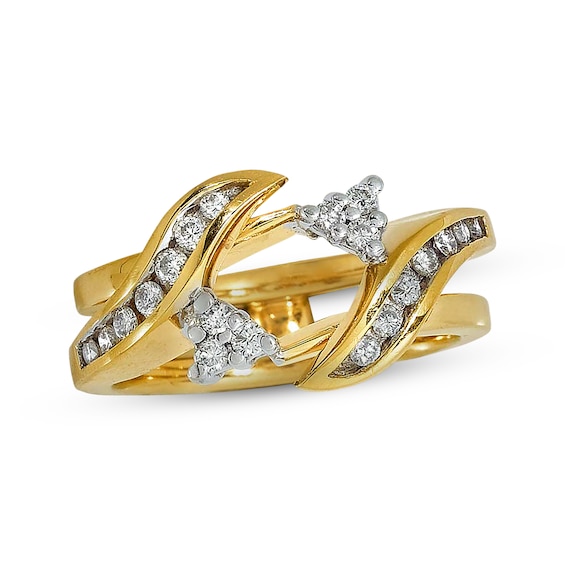 Previously Owned Diamond Wrap Ring 3/8 ct tw 14K Yellow Gold Size 7