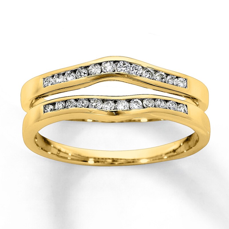 Previously Owned Enhancer 1/4 ct tw Round-cut 14K Yellow Gold