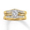 Previously Owned Enhancer 1/4 ct tw Round-cut 14K Yellow Gold