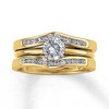 Previously Owned Enhancer 1/4 ct tw Round-cut 14K Yellow Gold