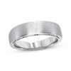Thumbnail Image 1 of Previously Owned Men's Diamond Wedding Band 1/8 ct tw Round-cut 14K White Gold Size 10.25