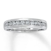 Thumbnail Image 1 of Previously Owned Men's Weddnig Band 1/2 ct tw Round-cut Diamonds 14K White Gold