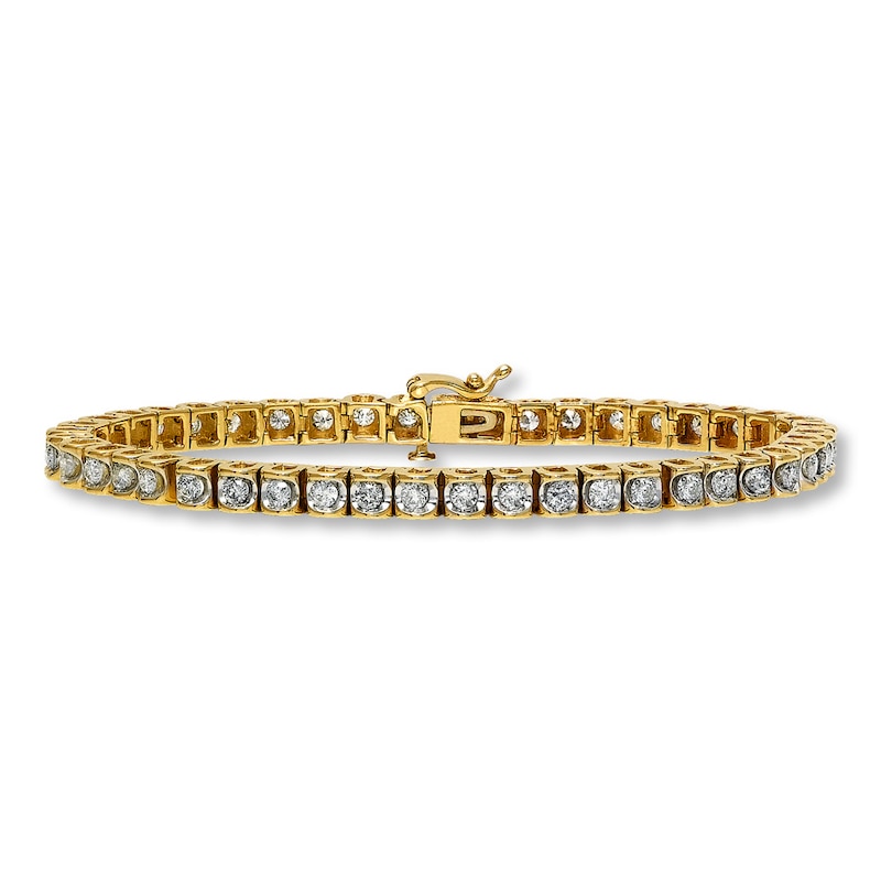 Previously Owned Bracelet 3 ct tw Diamonds 14K Yellow Gold