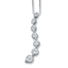 Thumbnail Image 1 of Previously Owned Necklace 1/2 ct tw Diamonds 14K White Gold 18&quot;