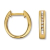Thumbnail Image 1 of Previously Owned Earrings 1/8 ct tw Diamonds 10K Yellow Gold