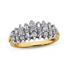 Thumbnail Image 1 of Previously Owned Diamond Anniversary Band 1/2 ct tw Baguette & Round-cut 10K Yellow Gold