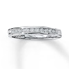 Thumbnail Image 1 of Previously Owned Diamond Anniversary Band 1/4 ct tw Round-cut 10K White Gold