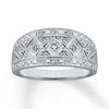 Thumbnail Image 1 of Previously Owned Ring 1/10 ct tw Diamonds 10K White Gold