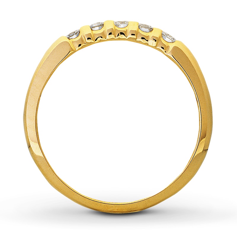 Main Image 2 of Previously Owned Anniversary Ring 1/4 ct tw Round-cut Diamonds 14K Yellow Gold