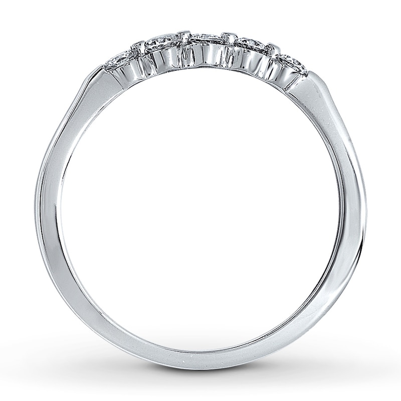 Main Image 2 of Previously Owned Diamond Anniversary Band 1/4 ct tw Round-cut 14K White Gold