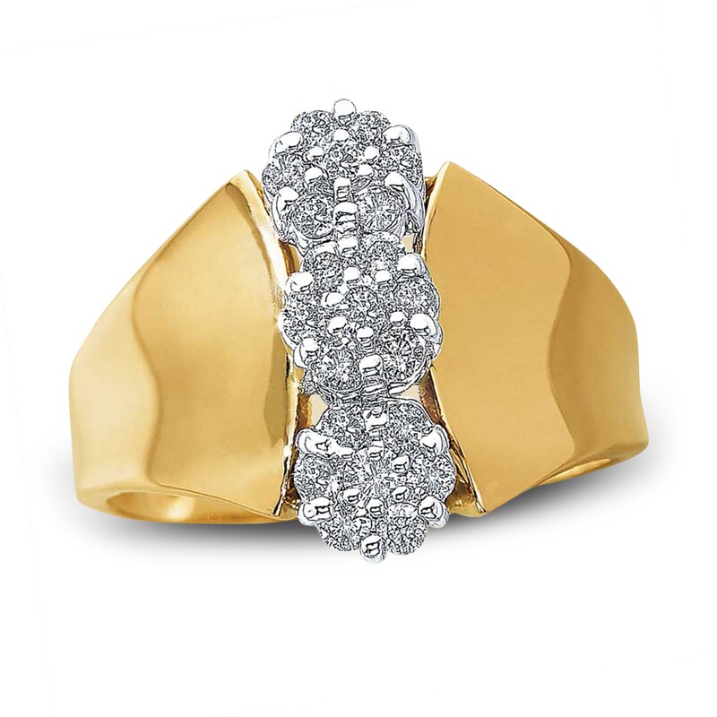 Main Image 1 of Previously Owned Diamond Fashion Ring 1/2 ct tw 10K Yellow Gold