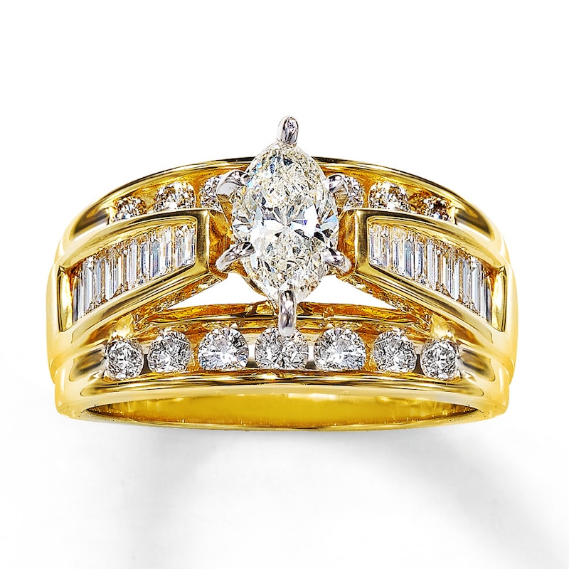 Main Image 1 of Previously Owned Ring 2 ct tw Diamonds 14K Yellow Gold