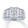 Previously Owned Ring 2 ct tw Diamonds 14K White Gold