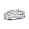Thumbnail Image 0 of Previously Owned Multi-Diamond Engagement Ring 2 ct tw Princess & Round-cut 14K White Gold