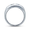 Thumbnail Image 2 of Previously Owned Men's Diamond Wedding Band 1 ct tw Round-cut 14K White Gold