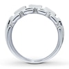 Thumbnail Image 2 of Previously Owned Men's Diamond Band 1/4 ct tw Square-cut 14K White Gold