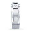 Thumbnail Image 3 of Previously Owned Men's Diamond Band 1/4 ct tw Square-cut 14K White Gold