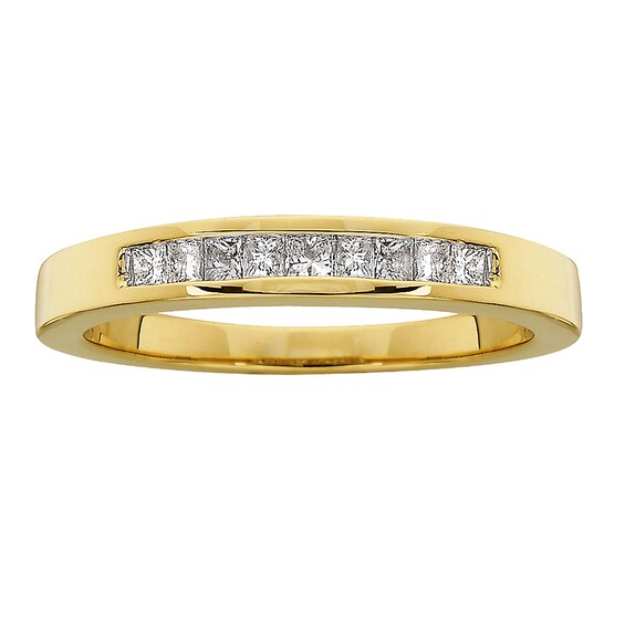 Previously Owned Diamond Anniversary Band 1/4 ct tw Princess-cut 14K Yellow Gold