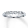 Thumbnail Image 1 of Previously Owned Anniversary Band 1/2 ct tw Round-cut Diamonds 14K White Gold