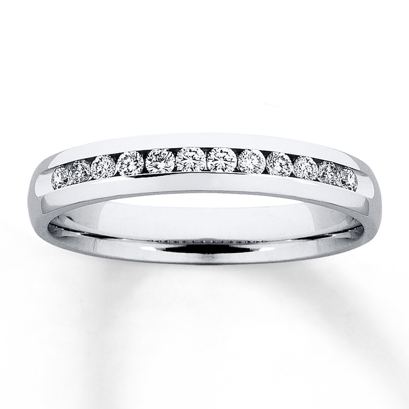 Main Image 1 of Previously Owned Diamond Annversary Band 1/4 ct tw Round-cut 14K White Gold