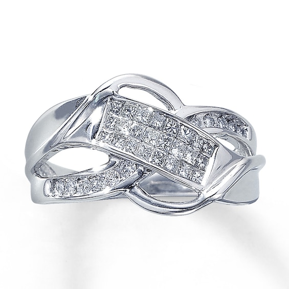 Previously Owned Diamond Ring 1/2 carat tw 14K White Gold