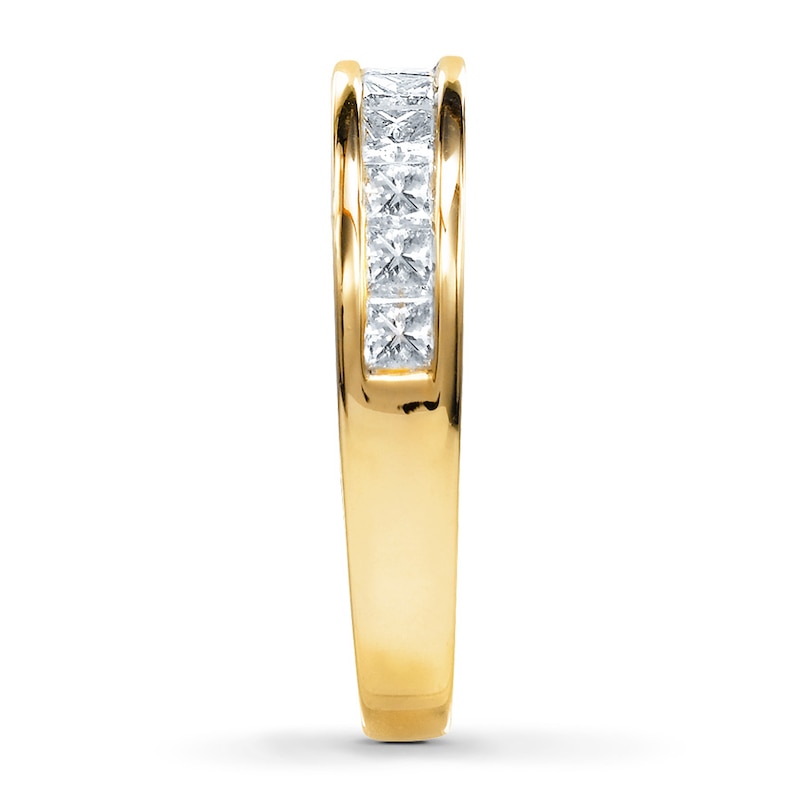 Previously Owned Diamond Anniversary Band 1 ct tw Princess-cut 14K Yellow Gold