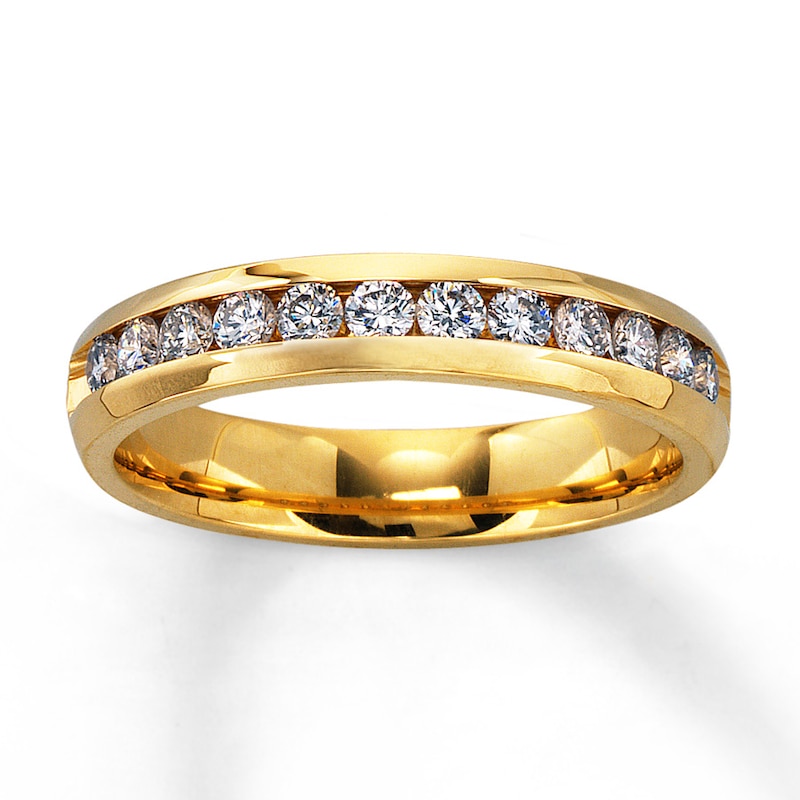 Main Image 1 of Previously Owned Anniversary Band 1/2 ct tw Round-cut Diamonds 14K Yellow Gold