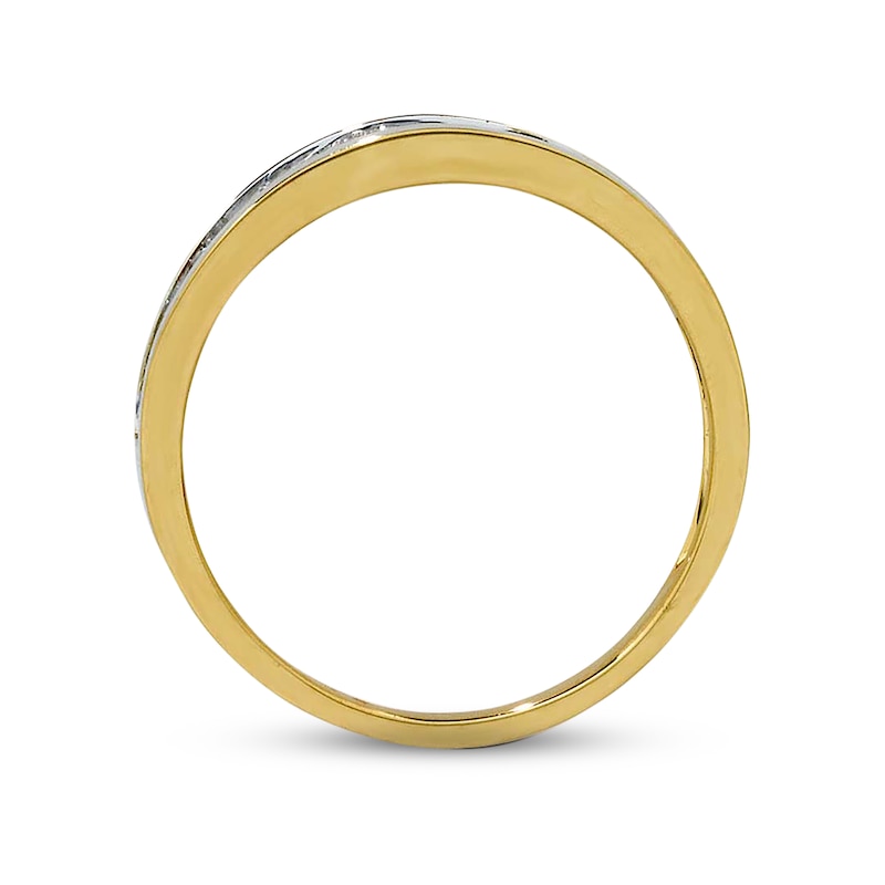 Main Image 2 of Previously Owned Diamond Wedding Band 1/2 ct tw Baguette-cut  Diamonds 14K Yellow Gold