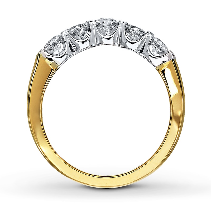 Main Image 2 of Previously Owned Ring 3/4 ct tw Round-cut Diamonds 14K Two-Tone Gold