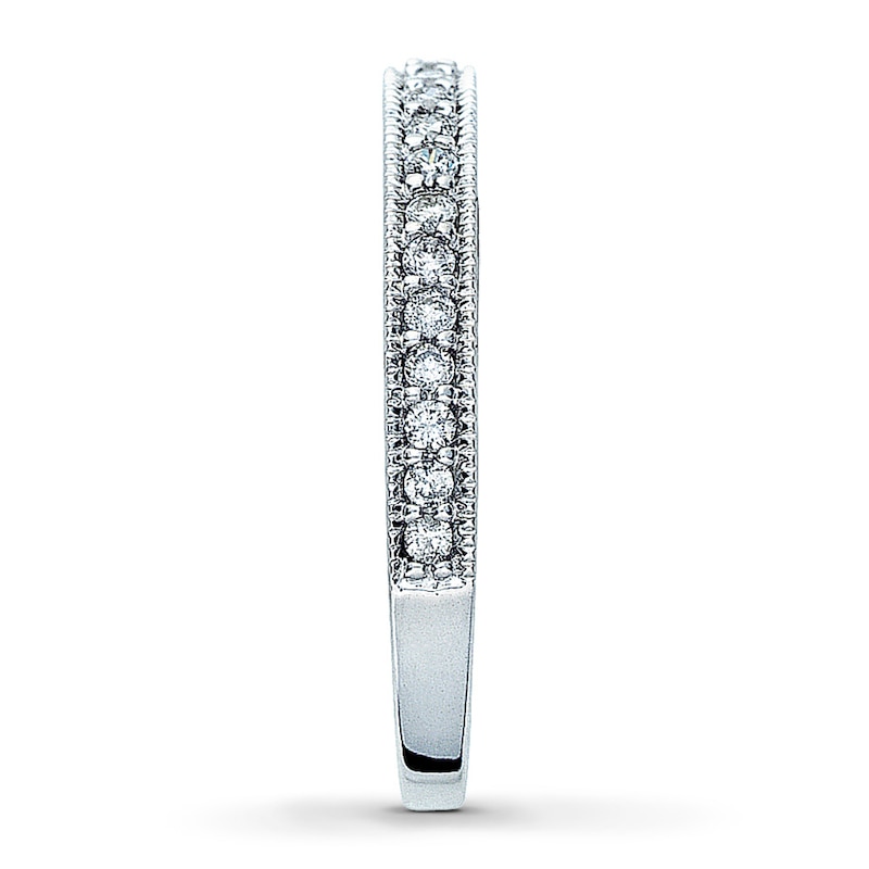 Main Image 3 of Previously Owned Diamond Anniversary Band 1/4 ct tw Round-cut 14K White Gold