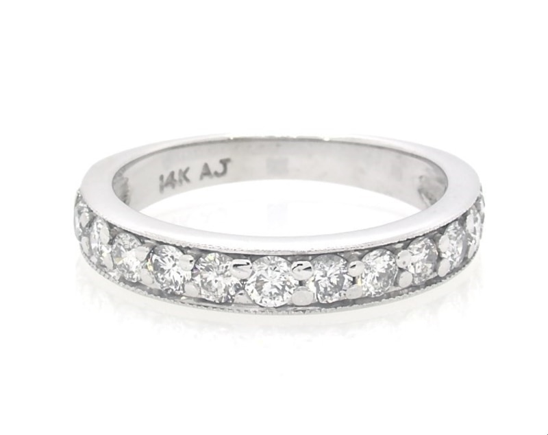 Main Image 1 of Previously Owned Diamond Ring 1 ct tw 14K White Gold Size 7