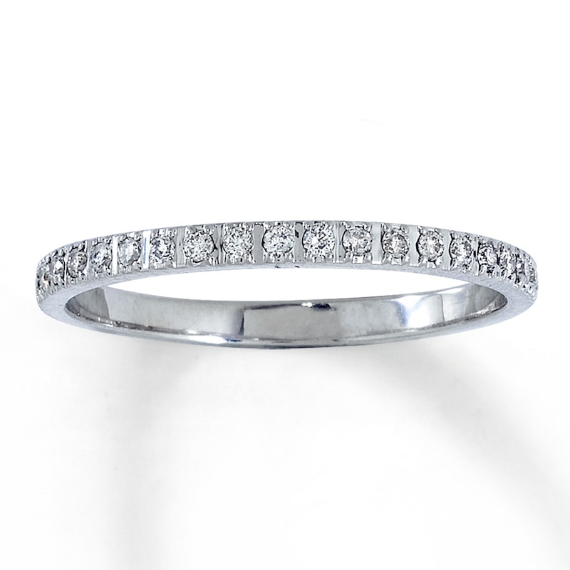 Main Image 1 of Previously Owned Diamond Anniversary Band 1/5 ct tw 14K White Gold