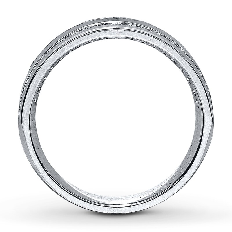 Main Image 2 of Previously Owned Diamond Anniversary Band 1/2 ct tw Round-cut 14K White Gold