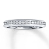 Thumbnail Image 1 of Previously Owned Diamond Eternity Band 1/2 ct tw 14K White Gold - Size 6