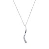 Thumbnail Image 0 of Previously Owned Necklace 1/10 ct tw Diamonds 10K White Gold 18"