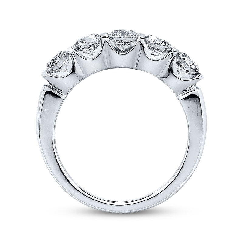 Main Image 3 of Previously Owned Diamond Anniversary Ring 1-1/2 ct tw 14K White Gold