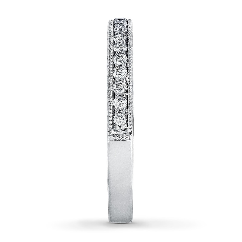Main Image 3 of Previously Owned Women's Diamond Band 1/4 ct tw Round-Cut 14K White Gold