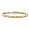 Thumbnail Image 0 of Previously Owned Diamond Bracelet 1 ct tw Baguette-cut 10K Yellow Gold