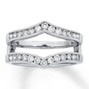 Thumbnail Image 1 of Previously Owned Diamond Enhancer Ring 1/2 ct tw Round-cut 14K White Gold