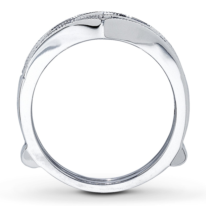Main Image 2 of Previously Owned Diamond Enhancer Ring 1/2 ct tw Round-cut 14K White Gold