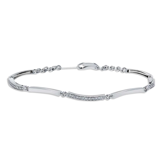 Previously Owned Diamond Fashion Bracelet 1/4 ct 14K White Gold