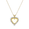 Thumbnail Image 1 of Previously Owned Diamond Heart Pendant 1 ct tw 14K Yellow Gold 18"