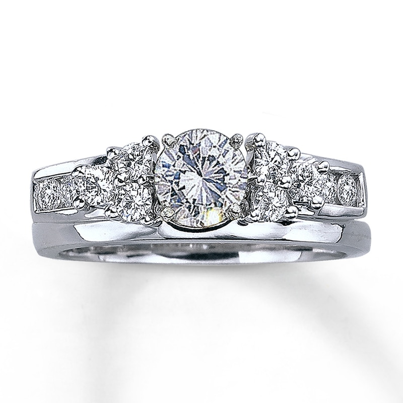 Main Image 4 of Previously Owned Enhancer 1/3 ct tw Diamonds 14K White Gold