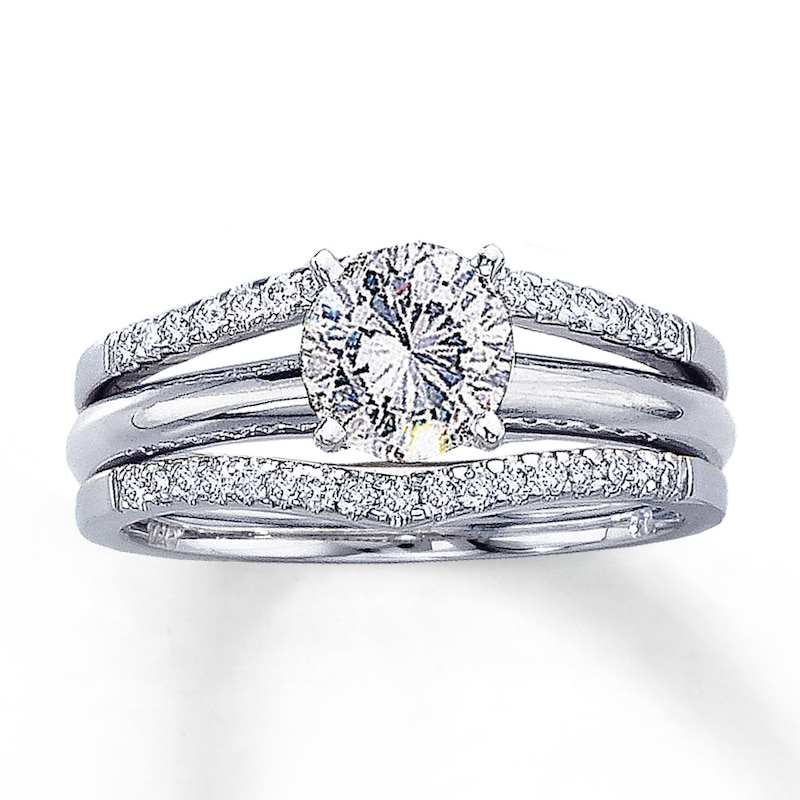 Main Image 2 of Previously Owned Enhancer 1/4 ct tw Diamonds 14K White Gold