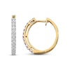Thumbnail Image 1 of Previously Owned Diamond Hoop Earrings 1 cttw 10K Yellow Gold