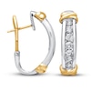 Thumbnail Image 1 of Previously Owned Diamond Earrings 1 ct tw 14K Two-Tone Gold